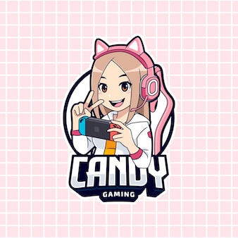 女の子ゲーマーイラスト プレミアムベクター 女の子ゲーマーイラスト プレミアムベクター