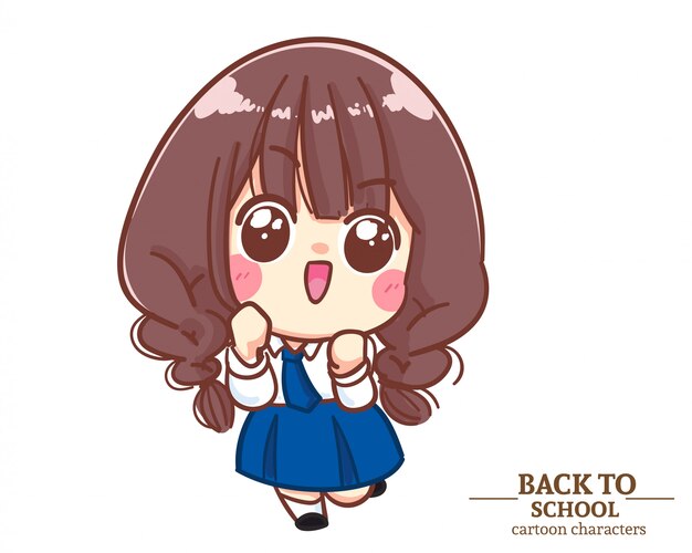 在宅勤務の女の子 無料のベクター