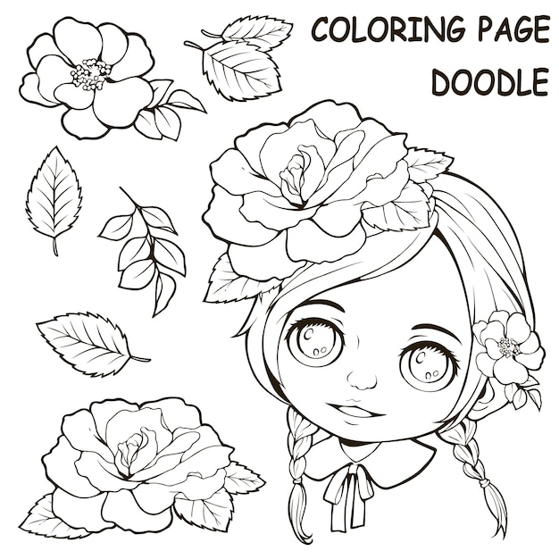1070  Coloring Pages Of Cute Girl  Latest HD