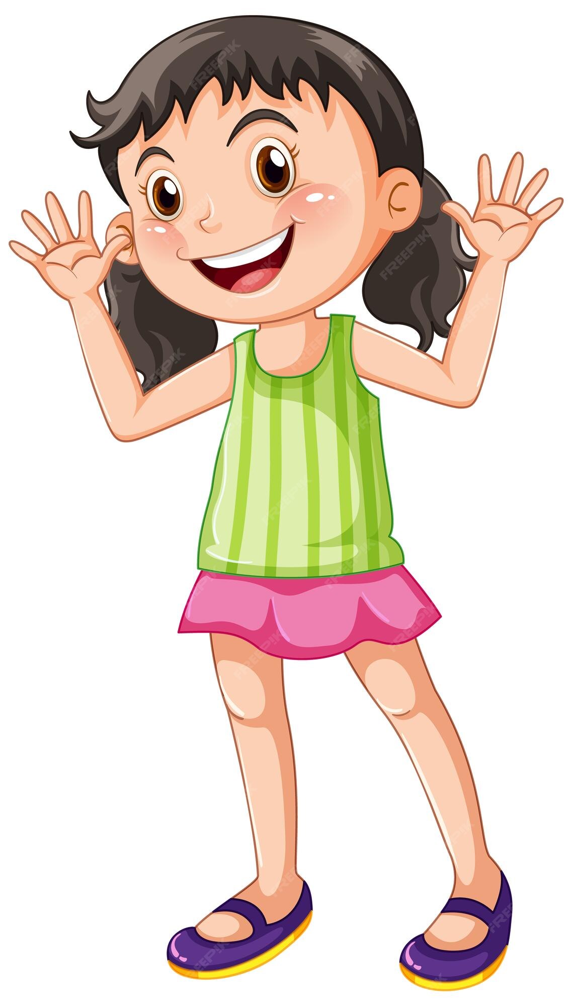 Little Girl Cartoon Images - Free Download On Freepik