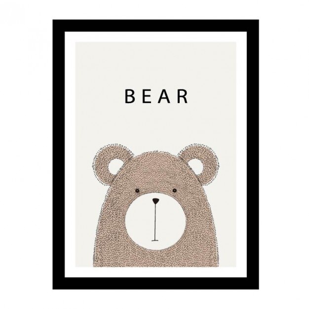 Cute hand drawn bear design