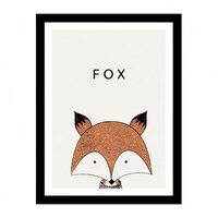 Free vector cute hand drawn fox design