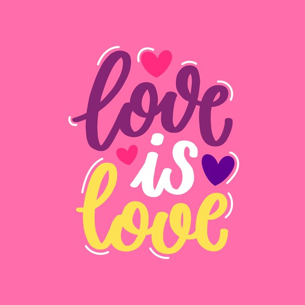 Free vector cute happy valentine's day lettering