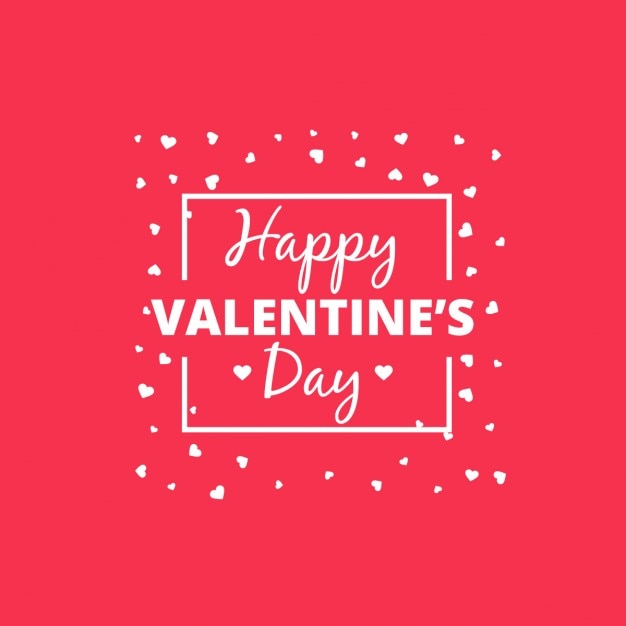 Free vector cute happy valentines day card