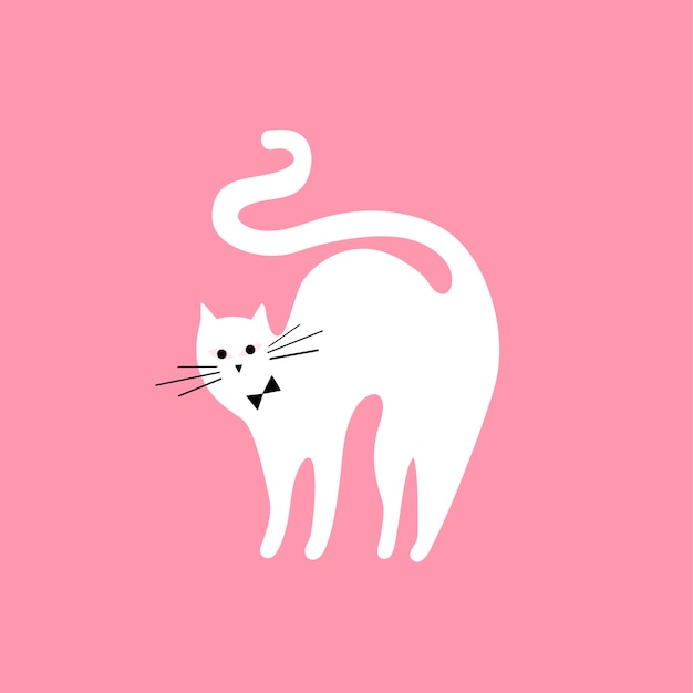 Cute illustration of a cat