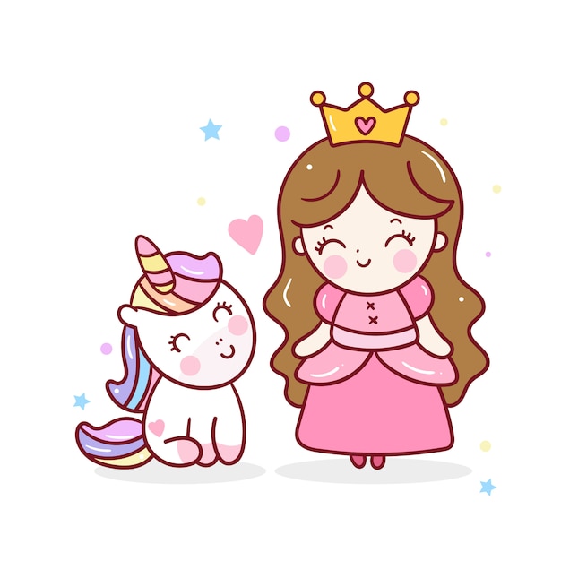 Download Free Cute Unicorn Wearing Princess Crown Premium Vector Use our free logo maker to create a logo and build your brand. Put your logo on business cards, promotional products, or your website for brand visibility.
