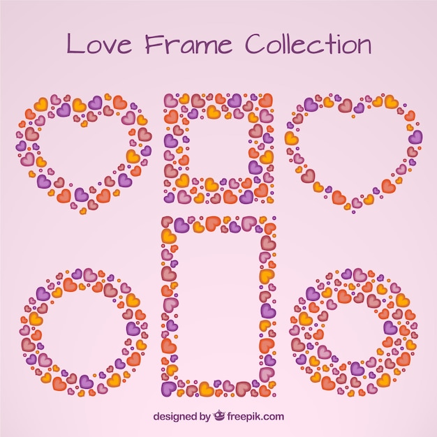 Cute love frames