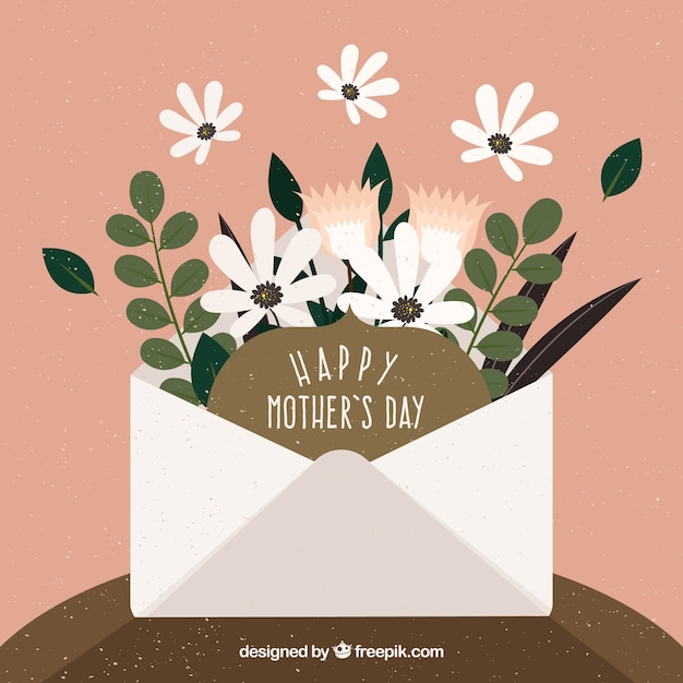 Free vector cute mother day background