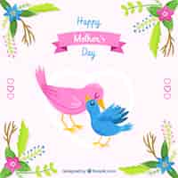 Free vector cute mother day background