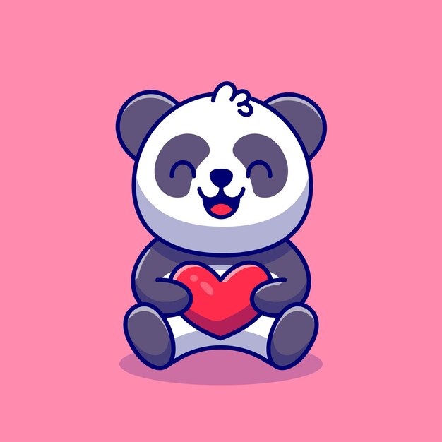 無料ダウンロード 壁紙かわいい パンダ 可愛いイラスト 動物 ふわふわ