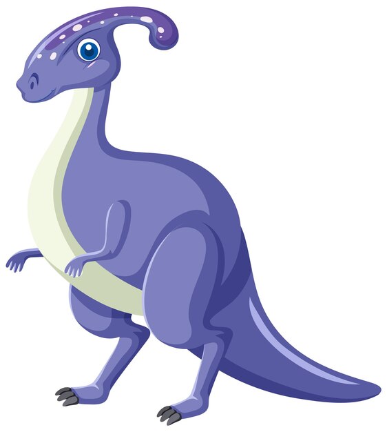 Cute Parasaurolophus Dinosaur Cartoon