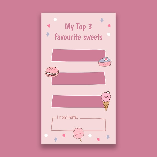 cute pink top 3 instagram story