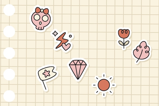 Cute planner stickers