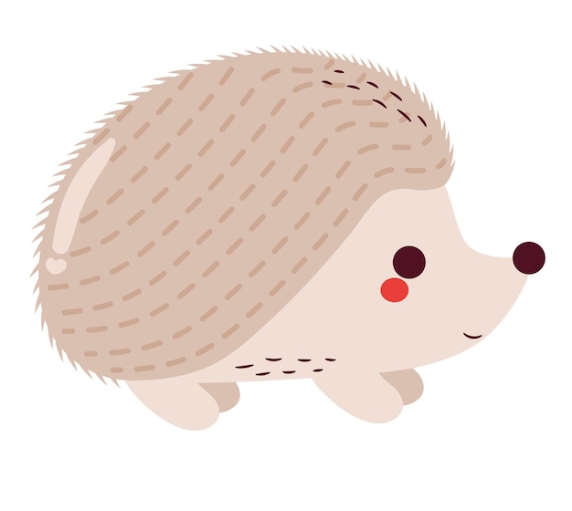 Free vector cute porcupine design