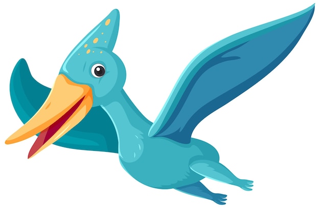 Free vector cute pterosaurs dinosaur cartoon