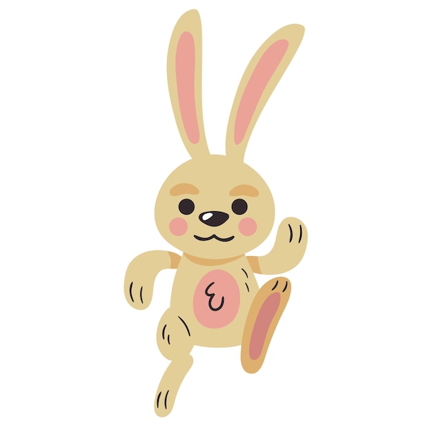 Free vector cute rabbit animal