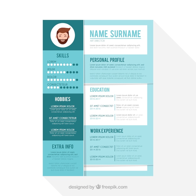 Cute resume template