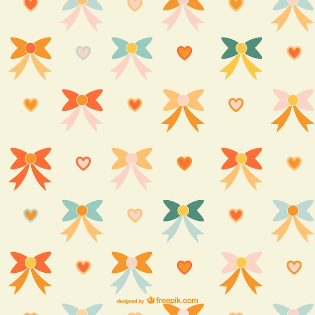 Cute ribbons pattern