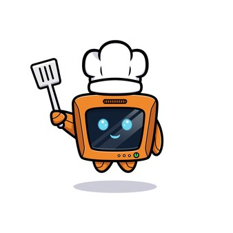 ロボットウェイターイラスト プレミアムベクター ロボットウェイターイラスト プレミアムベクター