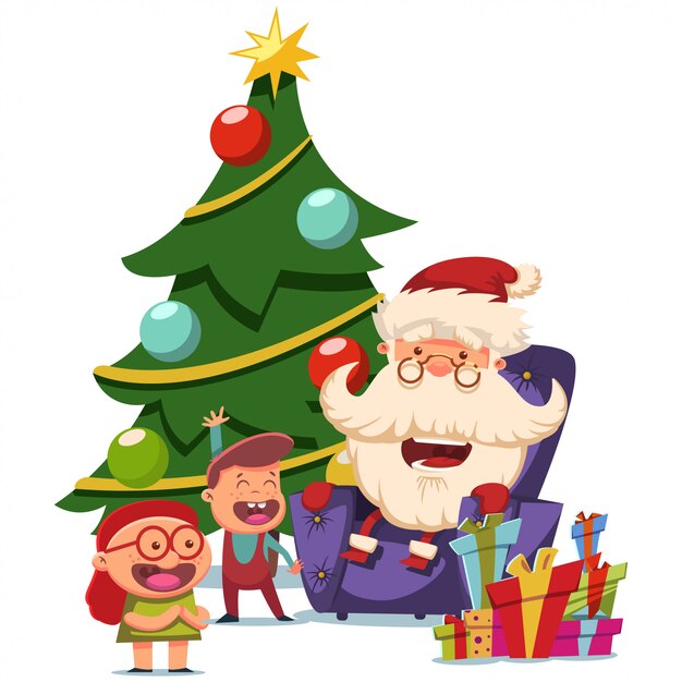 Pildiotsingu santa claus with children tulemus