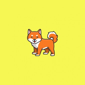 柴犬犬動物シルエット プレミアムベクター 柴犬犬動物シルエット プレミアムベクター