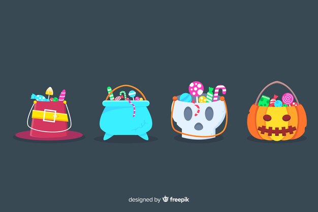 Cute small bags for halloween candies