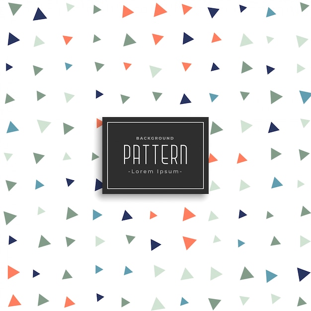 Free vector cute small triangle pattern background