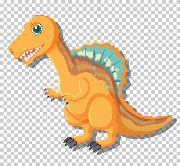 귀여운 스피노사우루스 공룡 절연