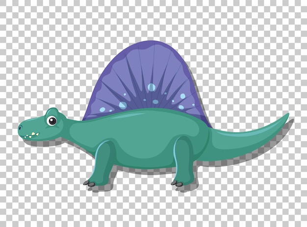 Free vector cute spinosaurus dinosaur isolated