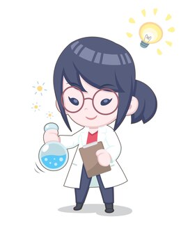 科学者が研究室で科学ツールを使用して 無料のベクター 科学者が研究室で科学ツールを使用して 無料のベクター