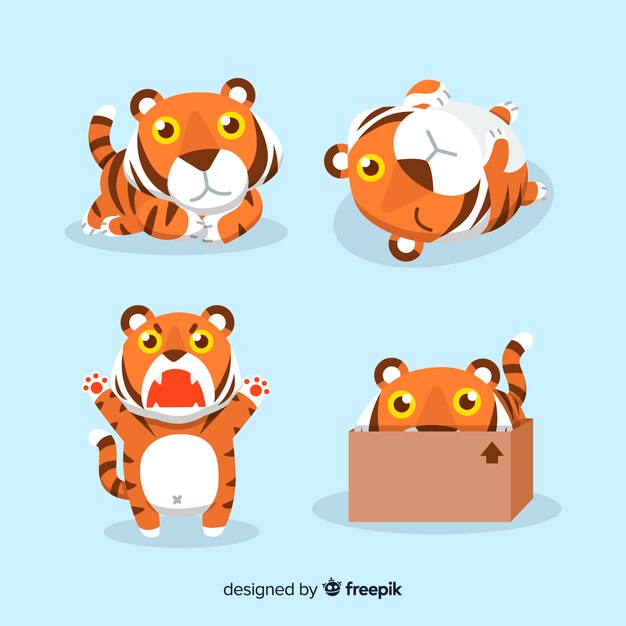 Cute tiger collection