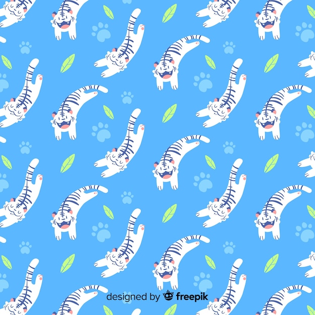 Cute tiger pattern