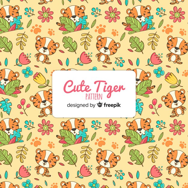 Cute Tiger Pattern