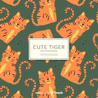 Cute tiger pattern