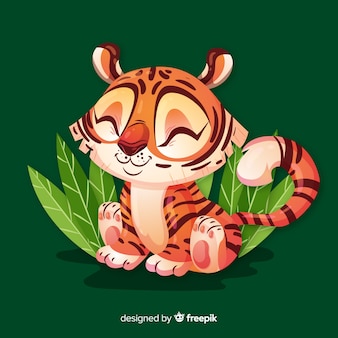 Cute tiger