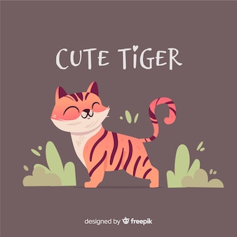 Cute tiger