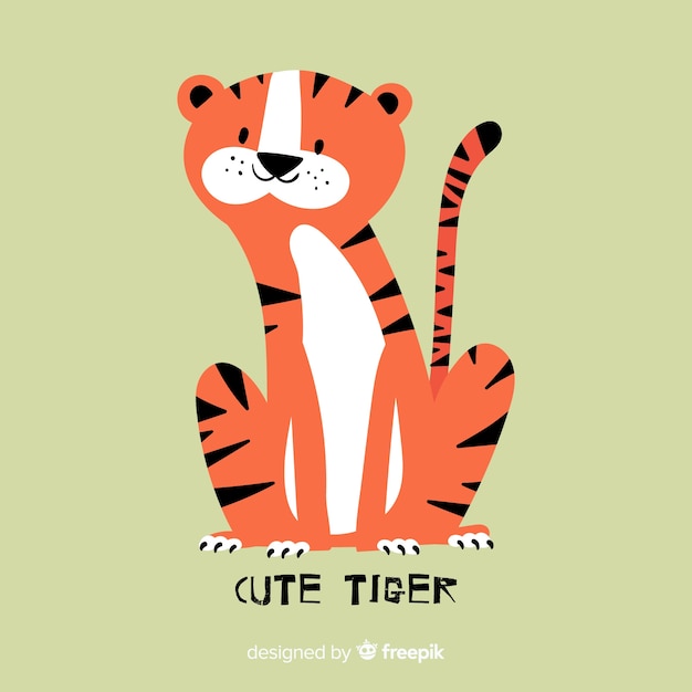 Cute tiger