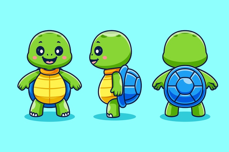 無料Vector カートゥーンベクトルアイコン イラスト 動物の自然は孤立しています