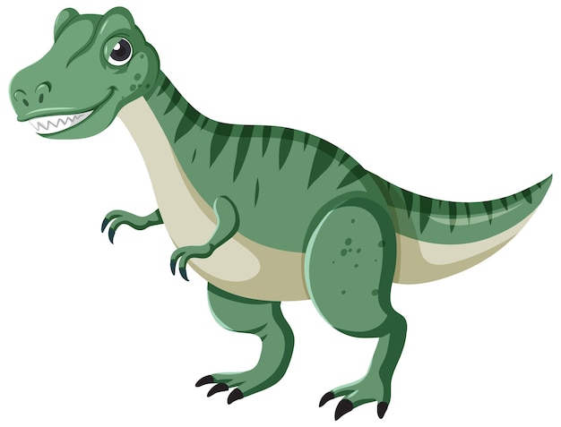 Free vector cute tyrannosaurus dinosaur cartoon