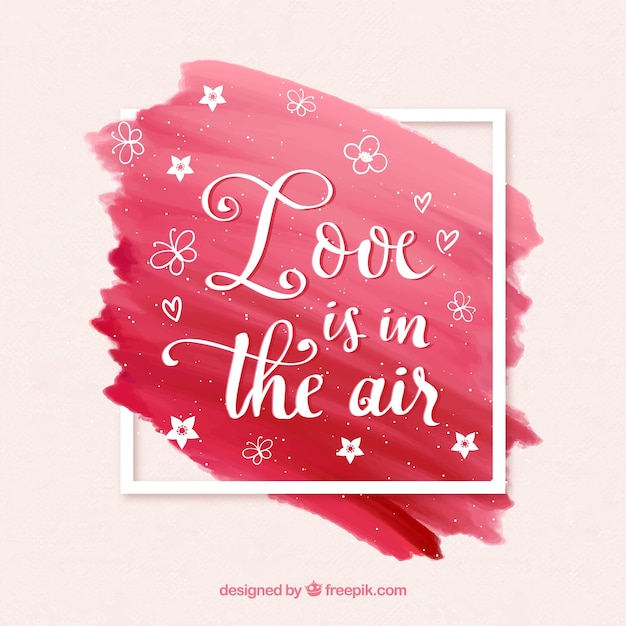 Free vector cute valentine background