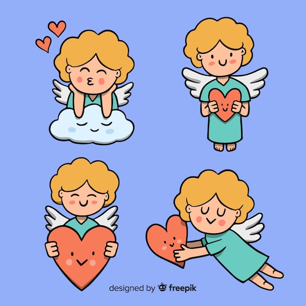 Cute valentine cupid pack