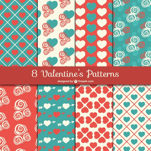 Cute Valentine patterns