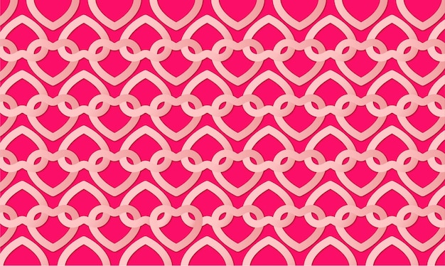 Free vector cute valentine's day background with hearts pattern