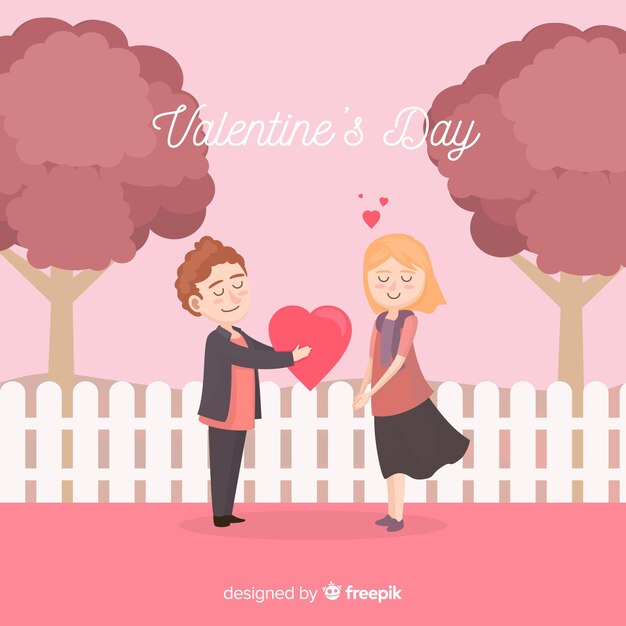 Cute valentines day background