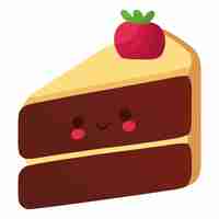 Free vector cute vector illustration of a delicious dessert