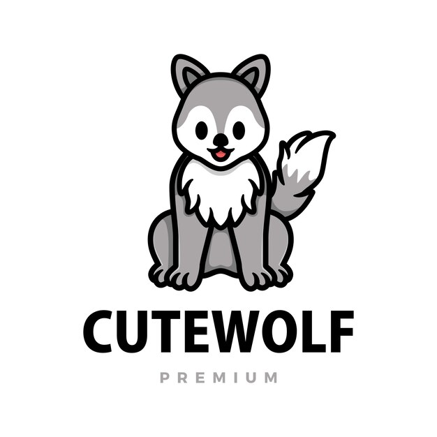 Download Free Cute Wolf Cartoon Logo Icon Illustration Premium Vector Use our free logo maker to create a logo and build your brand. Put your logo on business cards, promotional products, or your website for brand visibility.