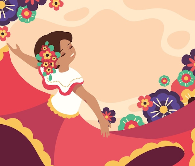 Бесплатное векторное изображение Милые женщины с цветами