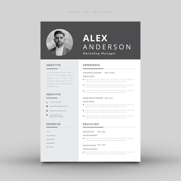 Cv template design