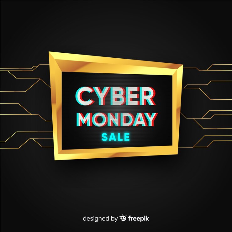 Free Vector cyber monday banner