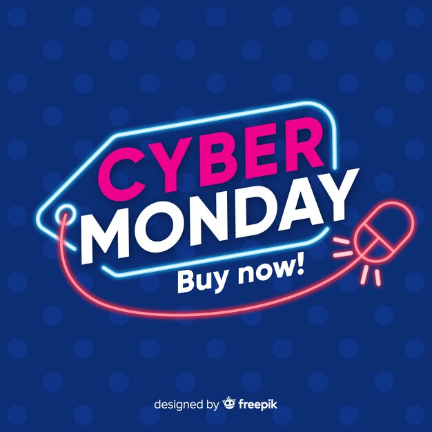 Cyber monday concept making you buy now